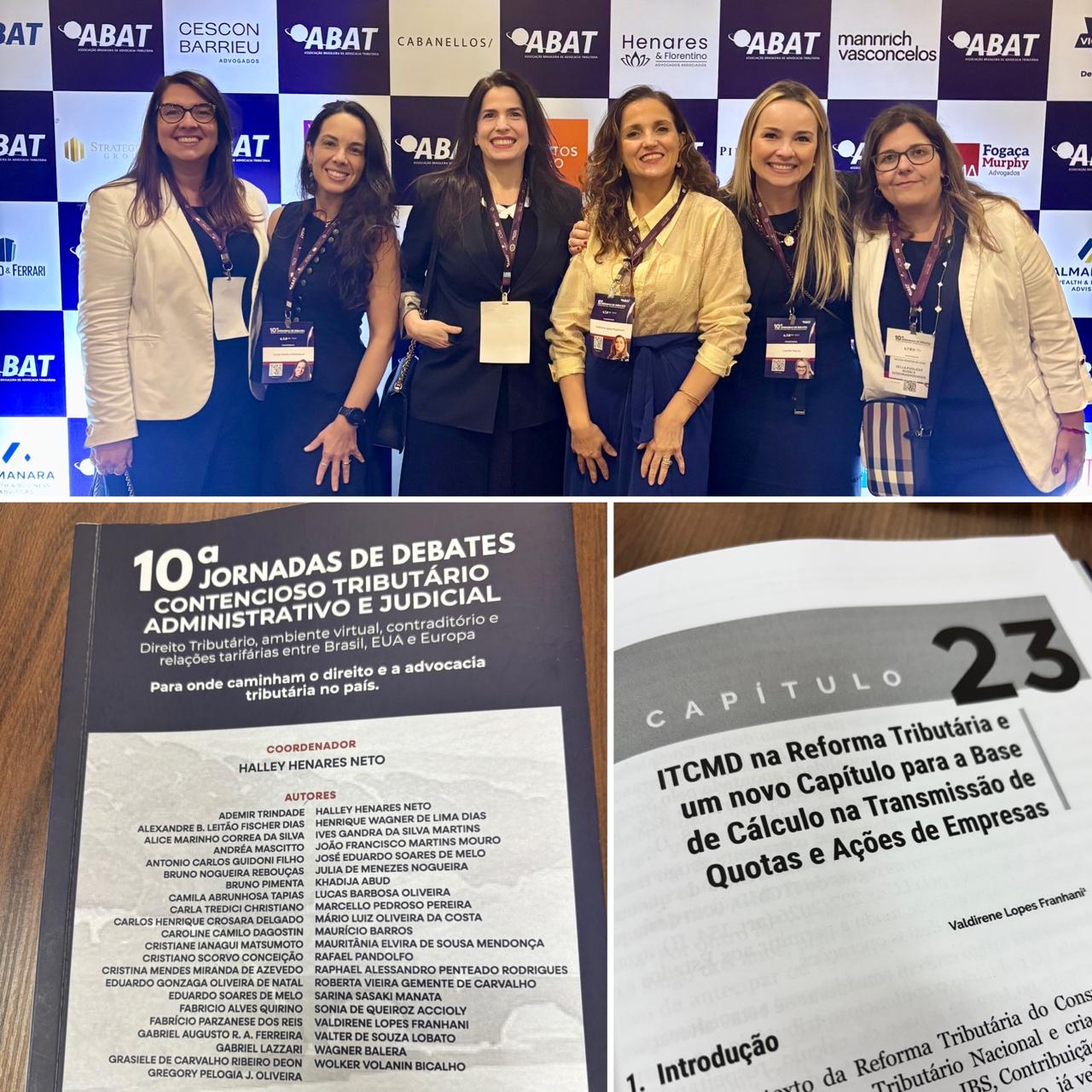 Lançamento de livro na10ª edição das Jornadas de Debates de Contencioso Tributário da ABAT